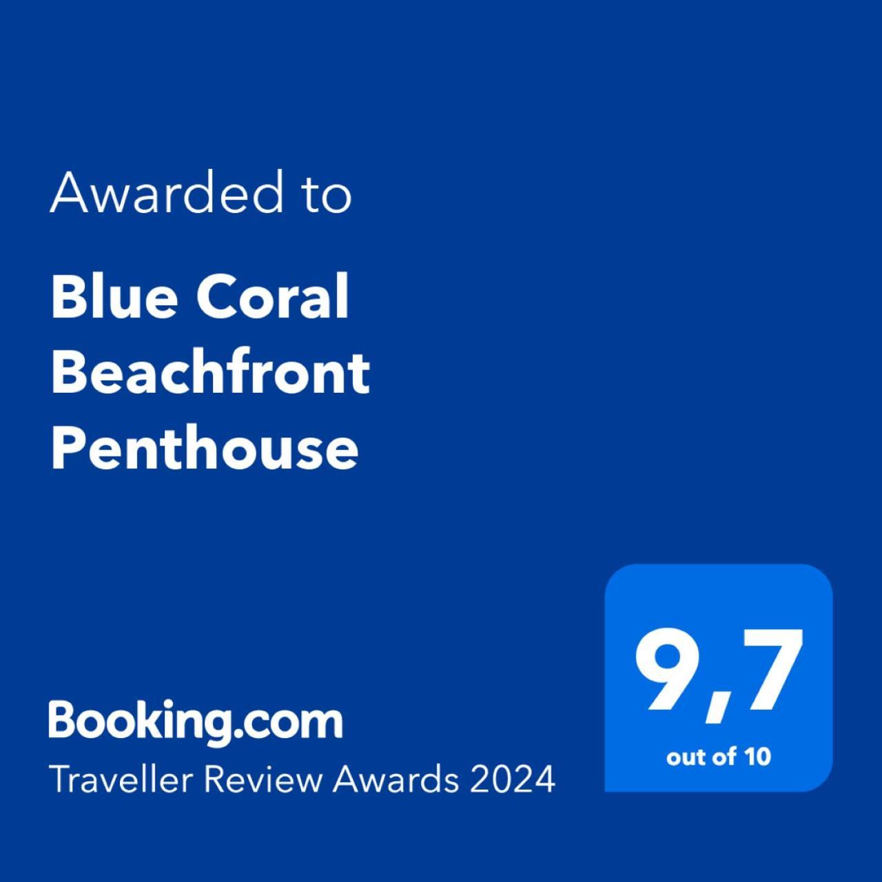 Blue Coral Beachfront Penthouse Flic-en-Flacq Exteriér fotografie